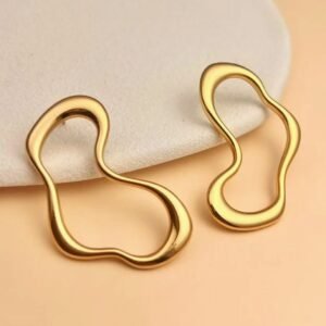 Orecchini Fluid in acciaio inossidabile perfetti per tutte