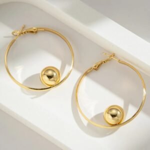 Orecchini mondo in acciaio inossidabile